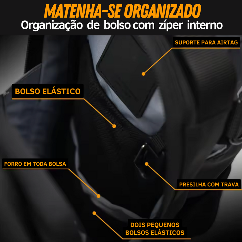 -Kit Bag Magnética Enivan® + Garrafa térmica Enivan® para Treinos l FRETE GRÁTIS
