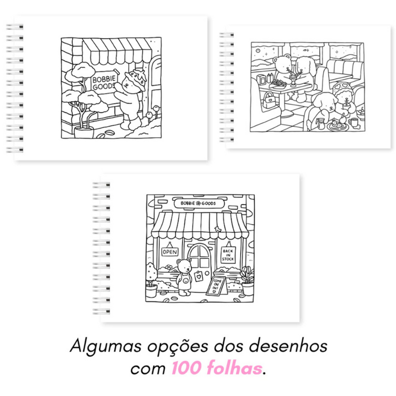 Canetinhas Touch Pro com Caderno Bobbie Goods
