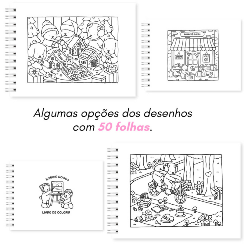 Canetinhas Touch Pro com Caderno Bobbie Goods
